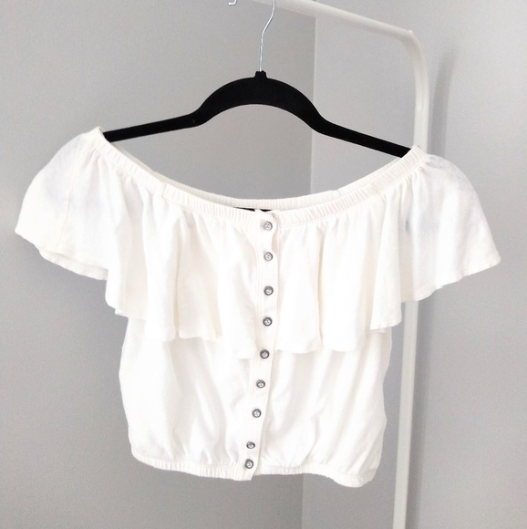 Free People Tops - Free People Off-the-shoulder Ruffle Top